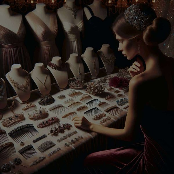 Quels critères pour choisir des bijoux de cheveux pour accompagner une robe de soirée ?