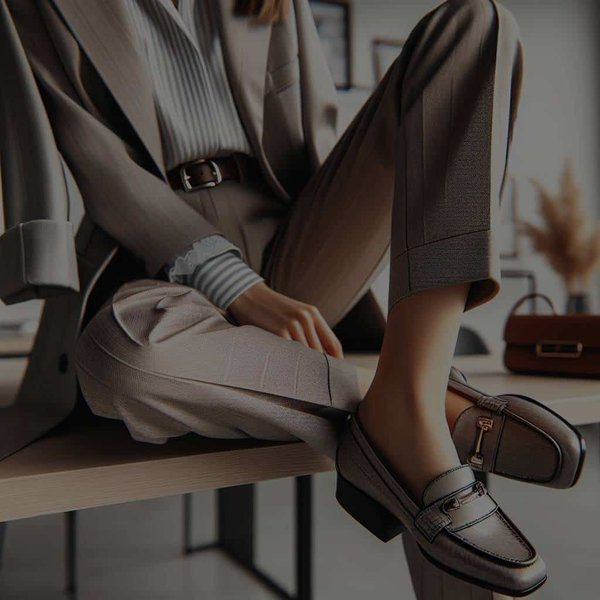 Quelle est la meilleure manière de combiner des mocassins avec une tenue féminine au travail?